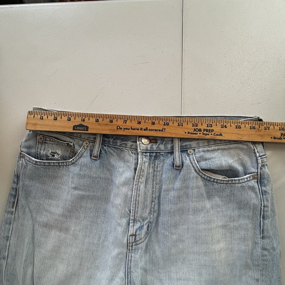 Madewell Jeans Womens 31(33) The Perfect Summer Jean Light Blue Cotton Denim - Picture 4 of 10